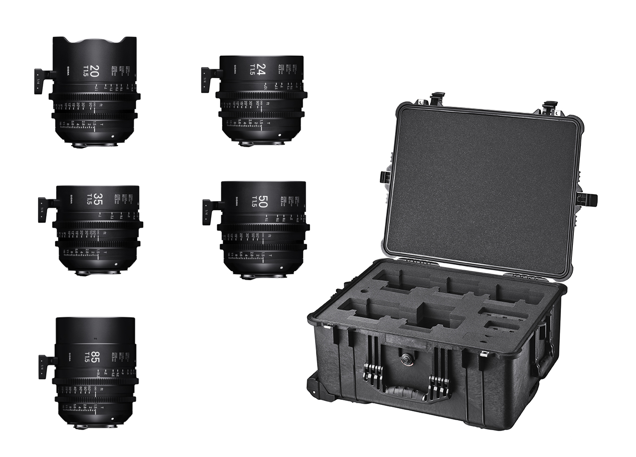 Five Prime Cine lens set plus case