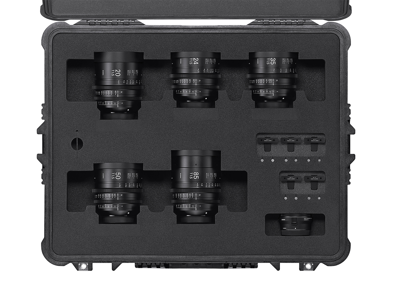 Five Prime Cine lens set plus case